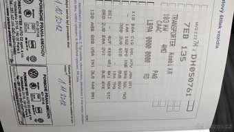 VW transportér t5, 2.0Tdi,4x4 - 7