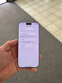iPhone 16 Pro Max 256 GB – bílý, top stav, 2 roky záruka - 7