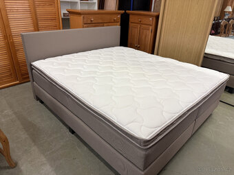Zánovní boxspring dvoupostel značková - 7