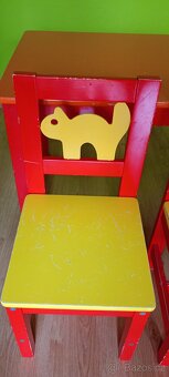 dětský stoleček a židličky zn. IKEA - 7