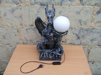 Velká dekorativní lampa-drak - 7