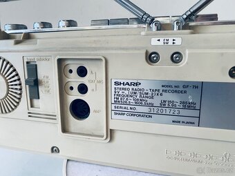 Radiomagnetofon Sharp GF-7, rok 1984 - 7
