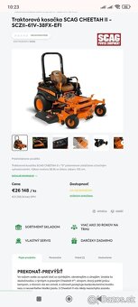 ♻️Profi rider /traktor. sekačka/ SCAG, Kawasaki motor. USA♻️ - 7