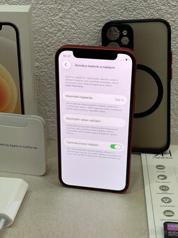 🍏 Apple iPhone 12 MINI 128GB - Red (12m. ZÁRUKA) + DÁRKY - 7