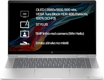 Prodám HP ENVY x360 15-fe0900nc OLED Natural Silver - 7