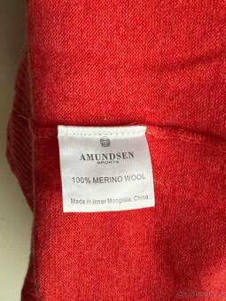 Zánovní luxusní merino svetr Amundsen Peak Half Zip - 7