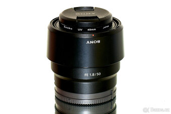 Sony FE 50mm f/1,8 + UV filtr Záruka 03/26 - 7
