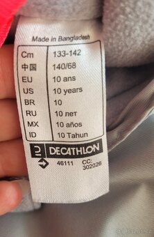 Zimní bunda Wedze vel.133-142,věk 10 let - 7