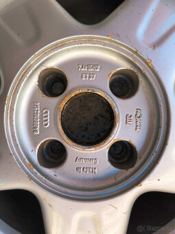 Alu Kola Originál R15 4x108 Audi Cabrio,Coupe-TOP - 7