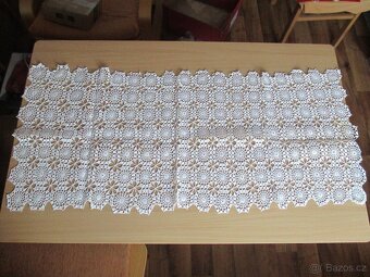 Háčkované krajkové dečky  ruční práce - 7