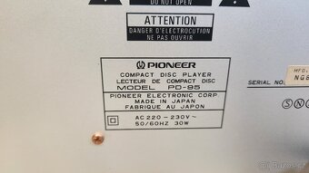 CD prehrávač Pioneer PD-95 GOLD - 7