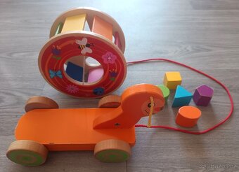 Interaktivní hračky, minie, dřevěné - 7