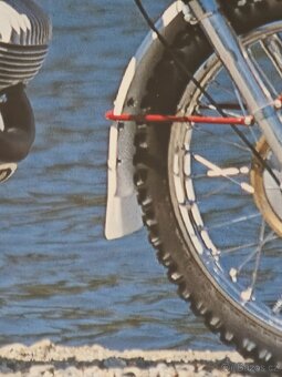 Zástěrky předního blatníku Jawa Enduro - 7