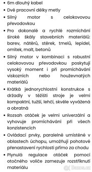 Mychadlo NAREX 1200W nové - 7