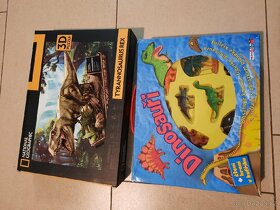 Dino,dinosauři set/figurky,budík,3D stavebnice,knizka,puzzle - 7