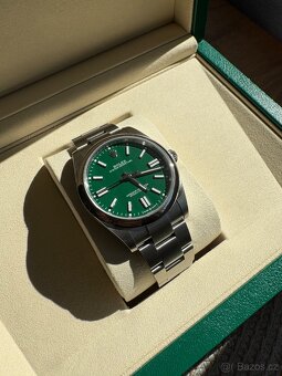 Rolex Oyster Perpetual 41mm, Green - 7