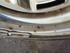 Fiat 131 kola Fergat , ráfky, disky 5,5x13 - 7