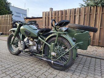 Dněpr,Ural M72 se side zrenovovaný - 7