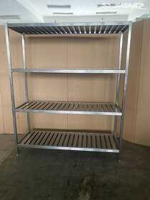 Nerezový regál 4 policový 150x50x180cm - 7