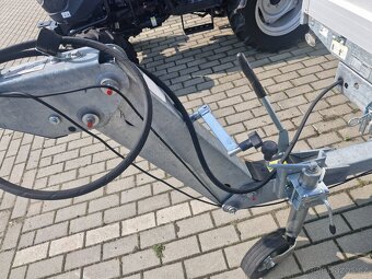 přívěs DELTA B1, 1500 kg + Zn plech + stavitelná oj + vyměni - 7
