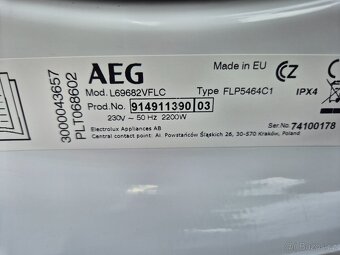 AEG A+++ ZÁRUKA DOPRAVA INSTALACE PŘEDVEDENÍ - 7