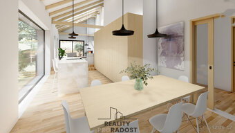 Prodej stavebního pozemku 814 m² s projektem na RD 5+kk - 7