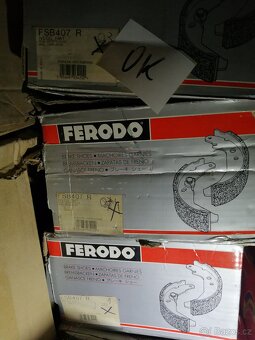 Brzdové obložení čelisti buben  brda Ferodo - 7