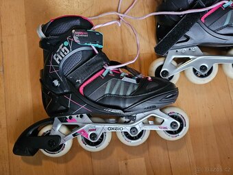 Inline dívčí brusle Oxelo Fit 3 rostoucí - 7