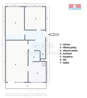 Prodej bytu 3+1, 69 m², Praha, ul. Horáčkova - 7
