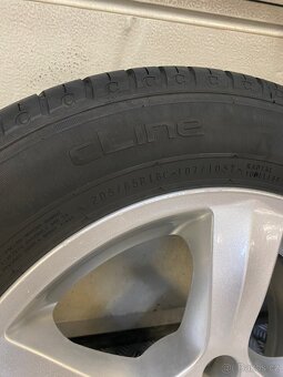 Letní alu 5x112 r16 s pneu 205/65 r16c - 7