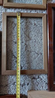 Rámečky dřevo termo osika cedr.se sklem - 7