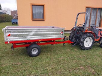VLEK, KÁRA ZA MALO-TRAKTOR 1,5T VÝPRODEJ  SLEVA  - 7