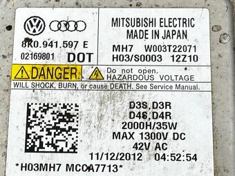 Levý bixenon světlo 4G0941043J Audi A6 4G r.v. 2013 - 7