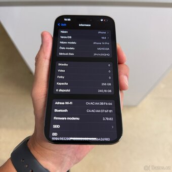 iPhone 14 Pro 256GB deep purple, jako nový, záruka - 7