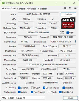 Herni PC- Ryzen 7 5700,32GB RAM,1TB SSD,6700XT 12GB, WIN11 - 7