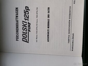 Vybrané funkce a data  Polský Fiat 125 - 7