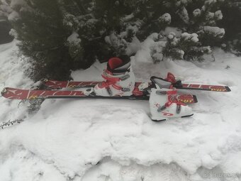 lyže atomic 140 + lyžáky 38 - 7