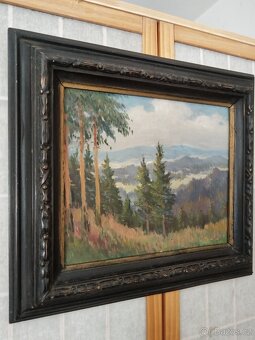 obraz ŠUMAVA, olej, sign. M. Koutecký - 7