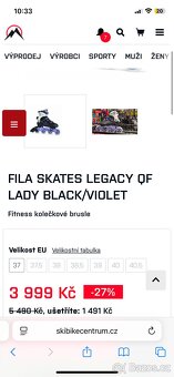 Inline brusle / kolečkové brusle FILA Legacy QF Lady - 7