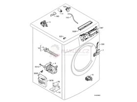 Motor vypouštěcího čerpadla AEG Lavamat 72850 132323900 - 7