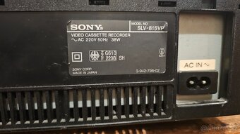 Video Sony SLV 815 - 7
