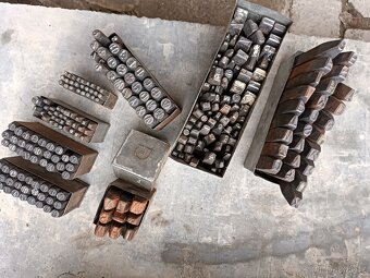 Razidla písmen a číslic made in Czechoslovakia - 7