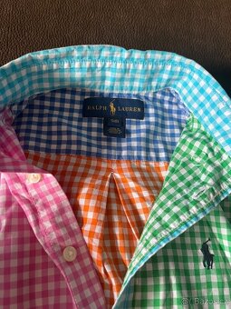 Sako, svetr a košile Ralph Lauren, svetr Gant vel.8-10let - 7