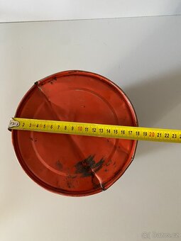 plechovka od oleje stará plechovka mazivo vazelína retro - 7