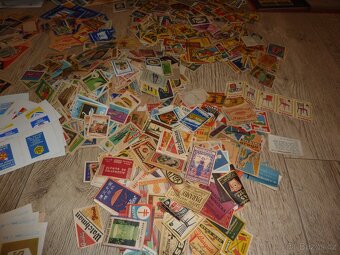 Velká sbírka-staré etikety na sirky přes 10 000 ks - 7