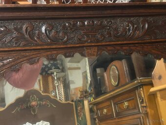 Historické řezbované zrcadlo - 7