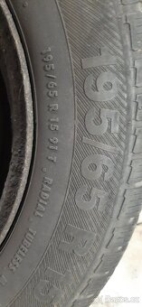 Zimní pneumatiky Barum 195/65/15 + disky 5x112 - 7