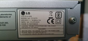 DVD/VDC/CD/MP3 PLAYER/PŘEHRÁVAČ LG-DVX276. |Brno - 7
