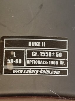 Helma Caberg Duke 2 ,vel L... výklopná+sluneční clona.... - 7