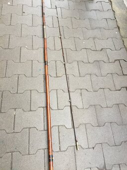 babusový prut na ryby DAM dva konce špičky - 7
